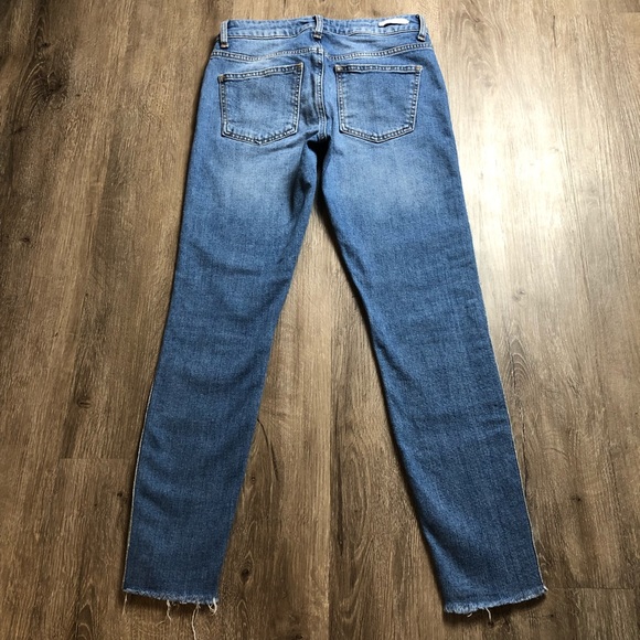 Anthro Pilcro High-Rise Slim Straight Jeans SZ 25 - Picture 7 of 8